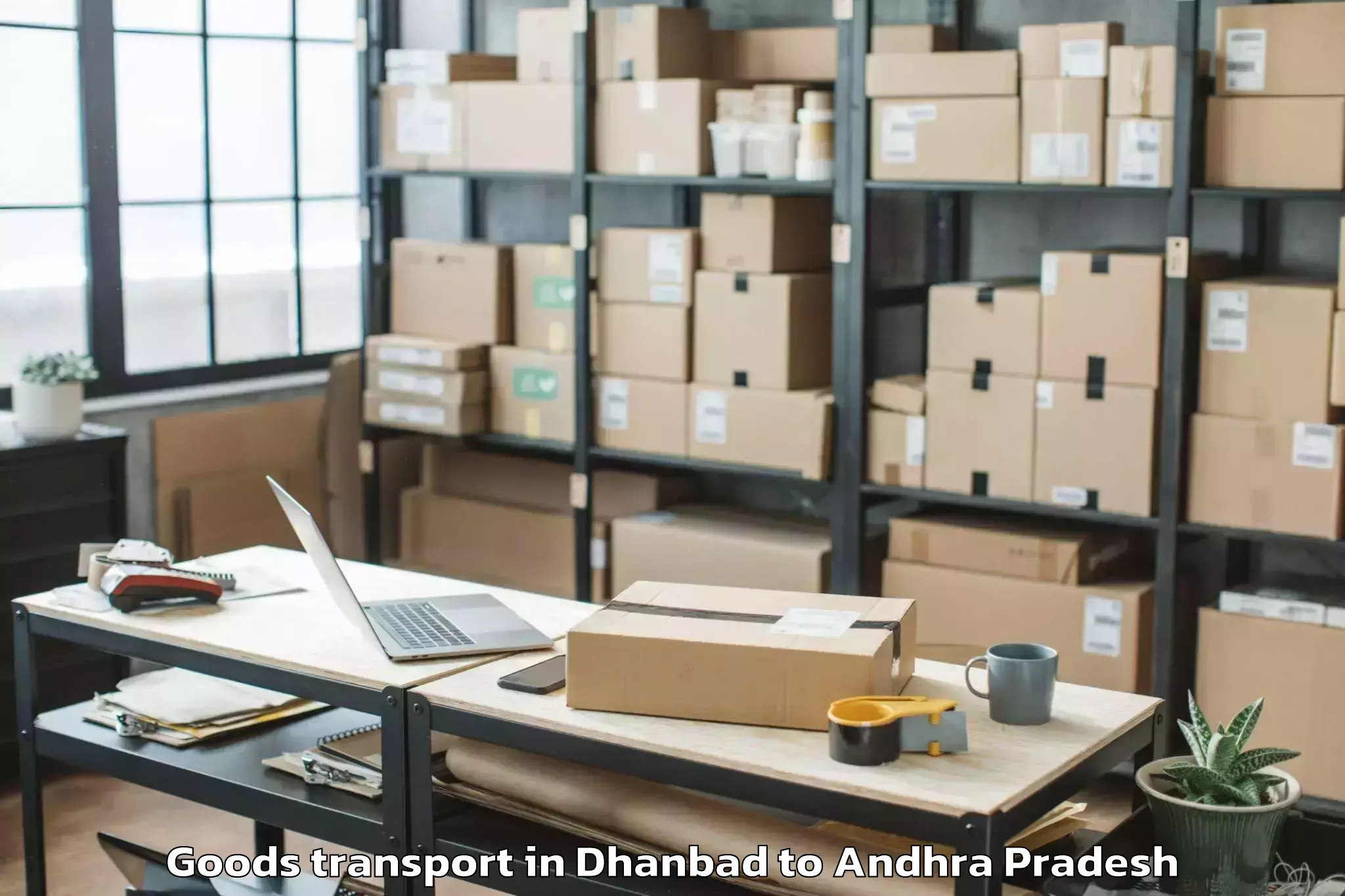 Top Dhanbad to Etikoppaka Goods Transport Available